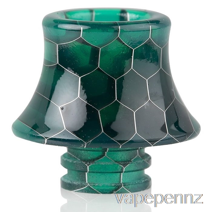 510 Cone Snake Skin Resin Drip Tip Green VAPE NZ